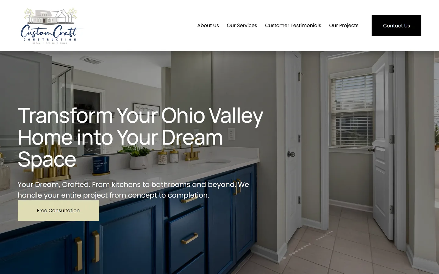 Custom Craft Construction — Home construction · Client, built by Chris Hornak